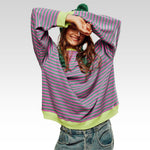 Mana | Maglione oversize a righe — 1