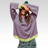 Mana | Maglione oversize a righe — 1