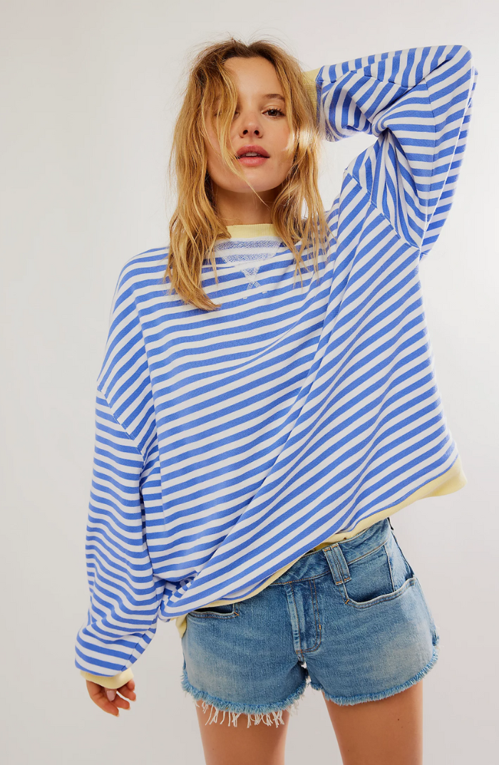 Mana | Maglione oversize a righe — 2