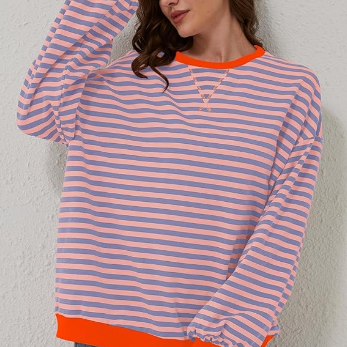 Mana | Maglione oversize a righe — 3