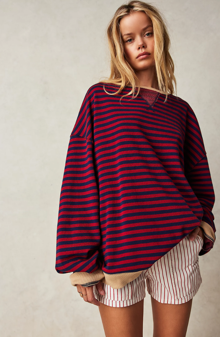 Mana | Maglione oversize a righe — 5
