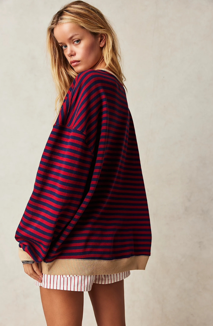Mana | Maglione oversize a righe — 6