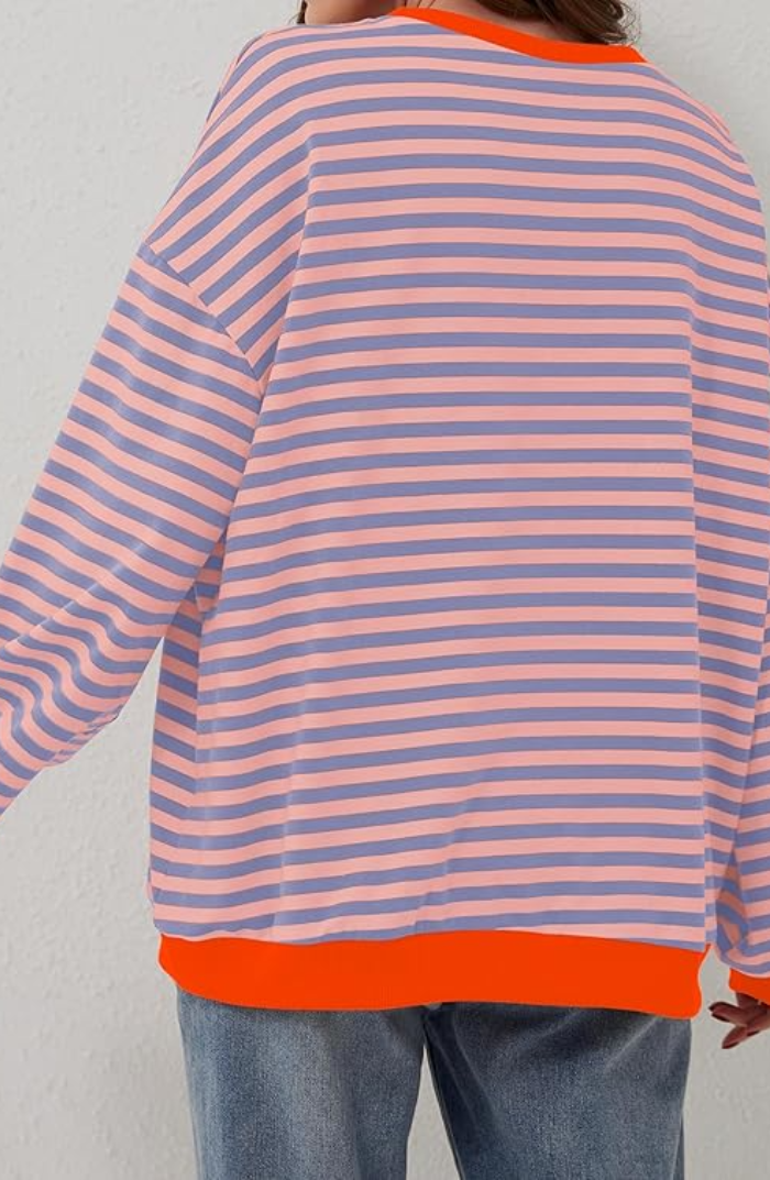 Mana | Maglione oversize a righe — 9