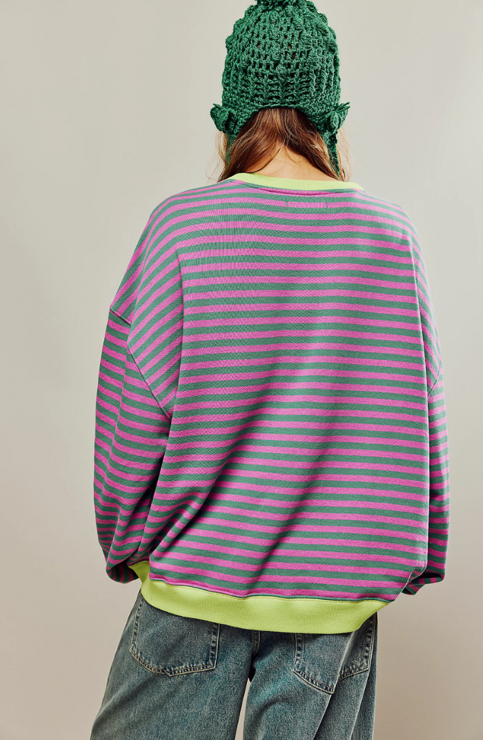 Mana | Maglione oversize a righe — 10