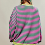 Mana | Maglione oversize a righe — 10