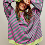 Mana | Maglione oversize a righe — 13
