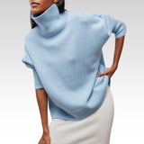 Amelia | Elegante maglione a collo alto lavorato a maglia — 1