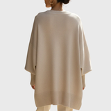 Livia | Maglione poncho oversize — 2