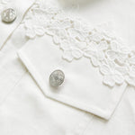 Maja | Giacca con inserti in pizzo — 5