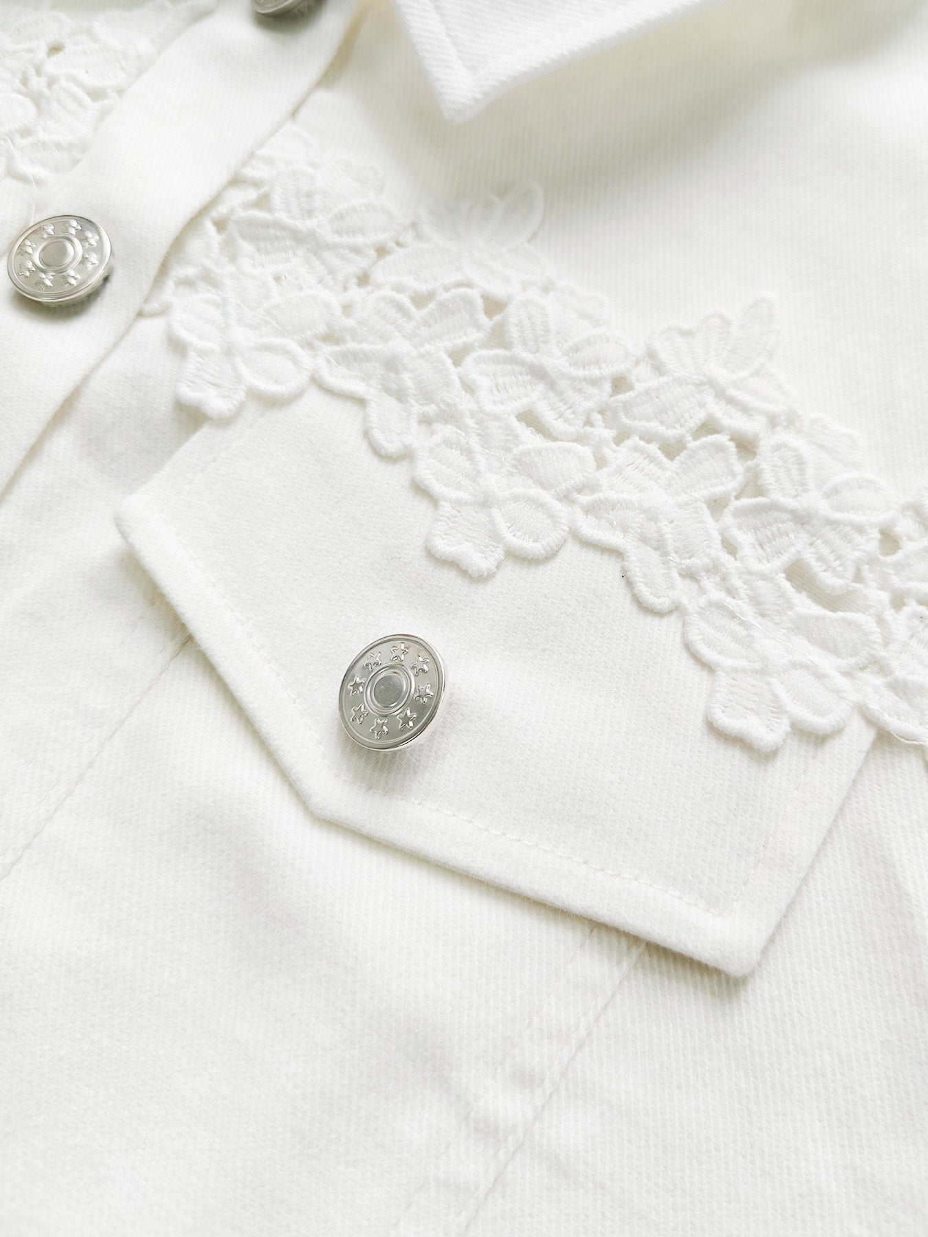 Maja | Giacca con inserti in pizzo — 5