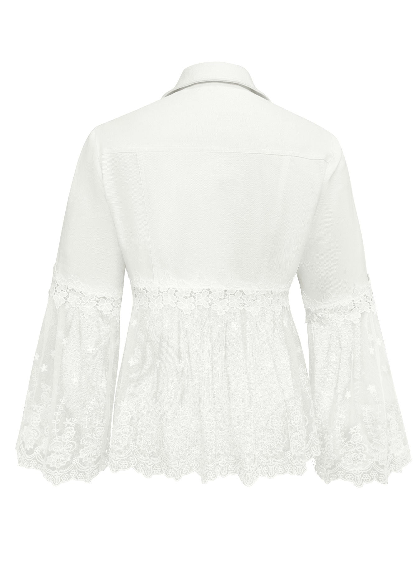 Maja | Giacca con inserti in pizzo — 6