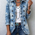 Käthe | Giacca boho vintage con sfumature botaniche e volant — 1