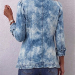 Käthe | Giacca boho vintage con sfumature botaniche e volant — 2