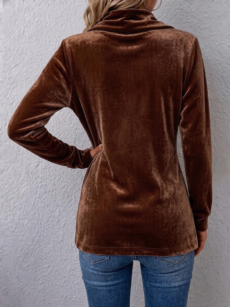 Margarete | Giacca vintage lunga con revers e dettagli con bottoni — 2