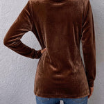 Margarete | Giacca vintage lunga con revers e dettagli con bottoni — 2