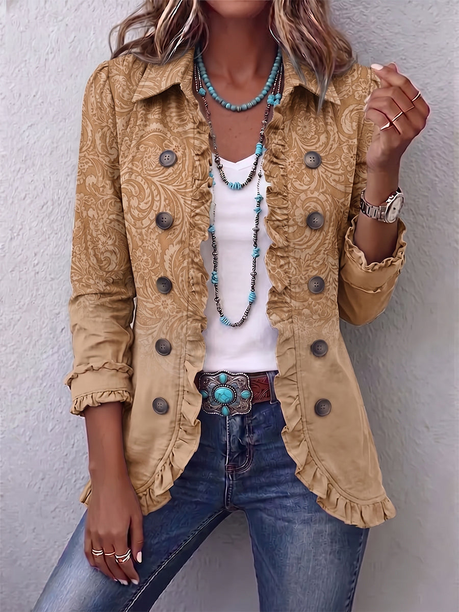 Charlotte | Giacca con volant modello western — 1