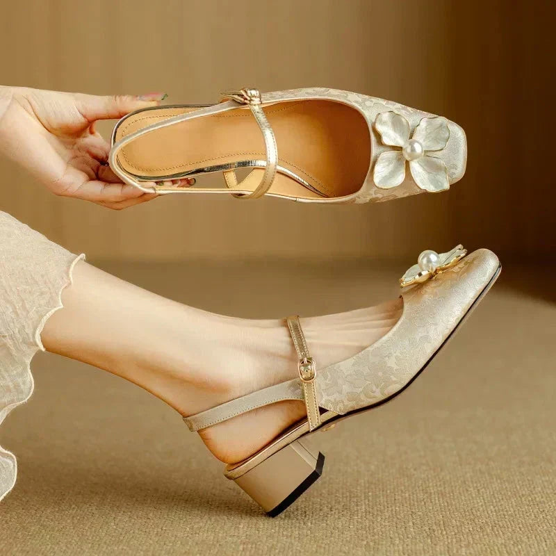 Marlene – Scarpe eleganti da donna con dettagli floreali — 3