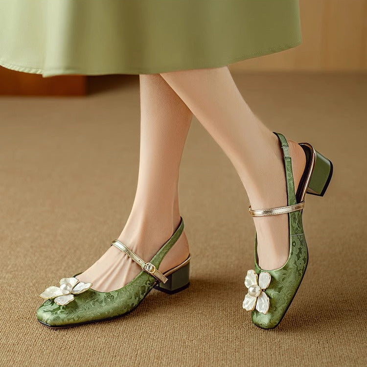 Marlene – Scarpe eleganti da donna con dettagli floreali — 12