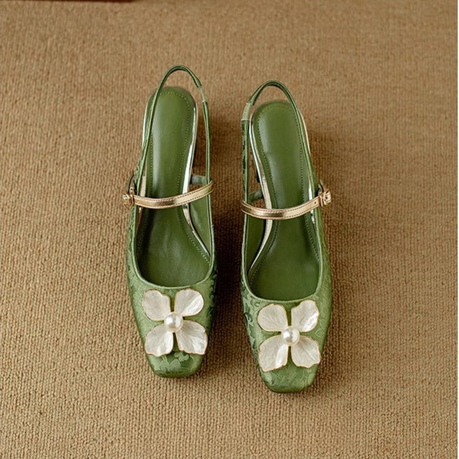 Marlene – Scarpe eleganti da donna con dettagli floreali — 14