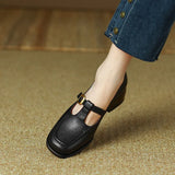 Alma – Scarpe con barra a T in stile vintage — 4
