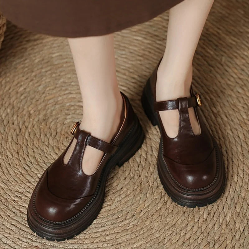 Daria – Scarpe vintage con cinturino a T — 2
