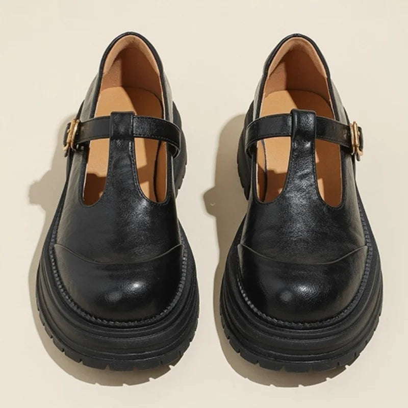 Daria – Scarpe vintage con cinturino a T — 5