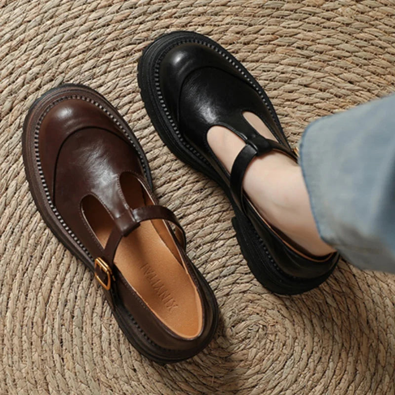 Daria – Scarpe vintage con cinturino a T — 6