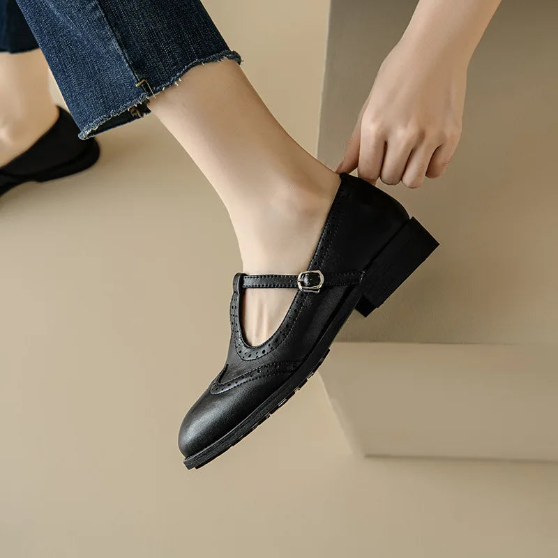 Selma – Scarpe eleganti da donna con cinturino a T — 5