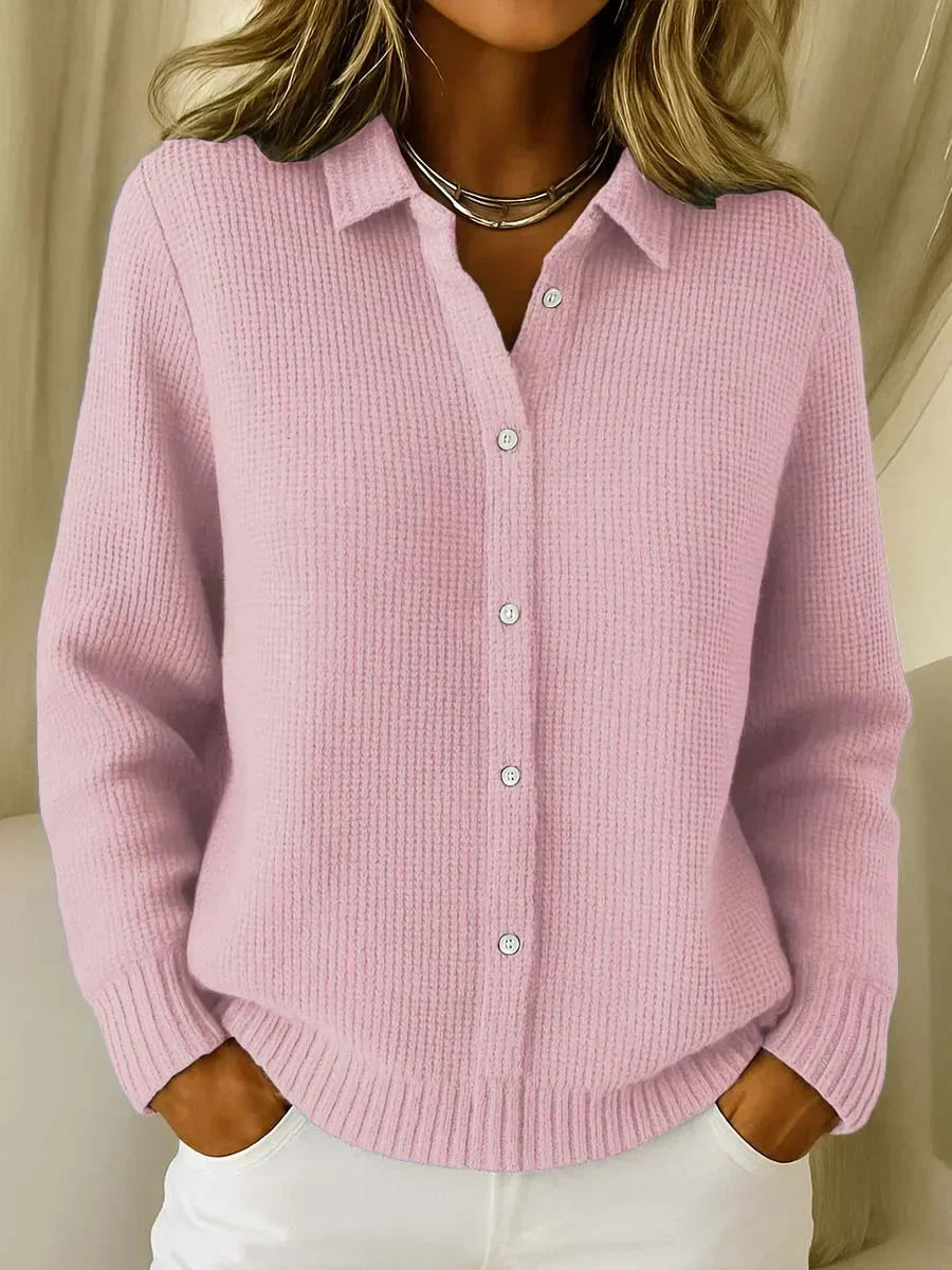Katharina | Cardigan in maglia strutturata con bottoni — 1
