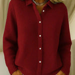 Katharina | Cardigan in maglia strutturata con bottoni — 2