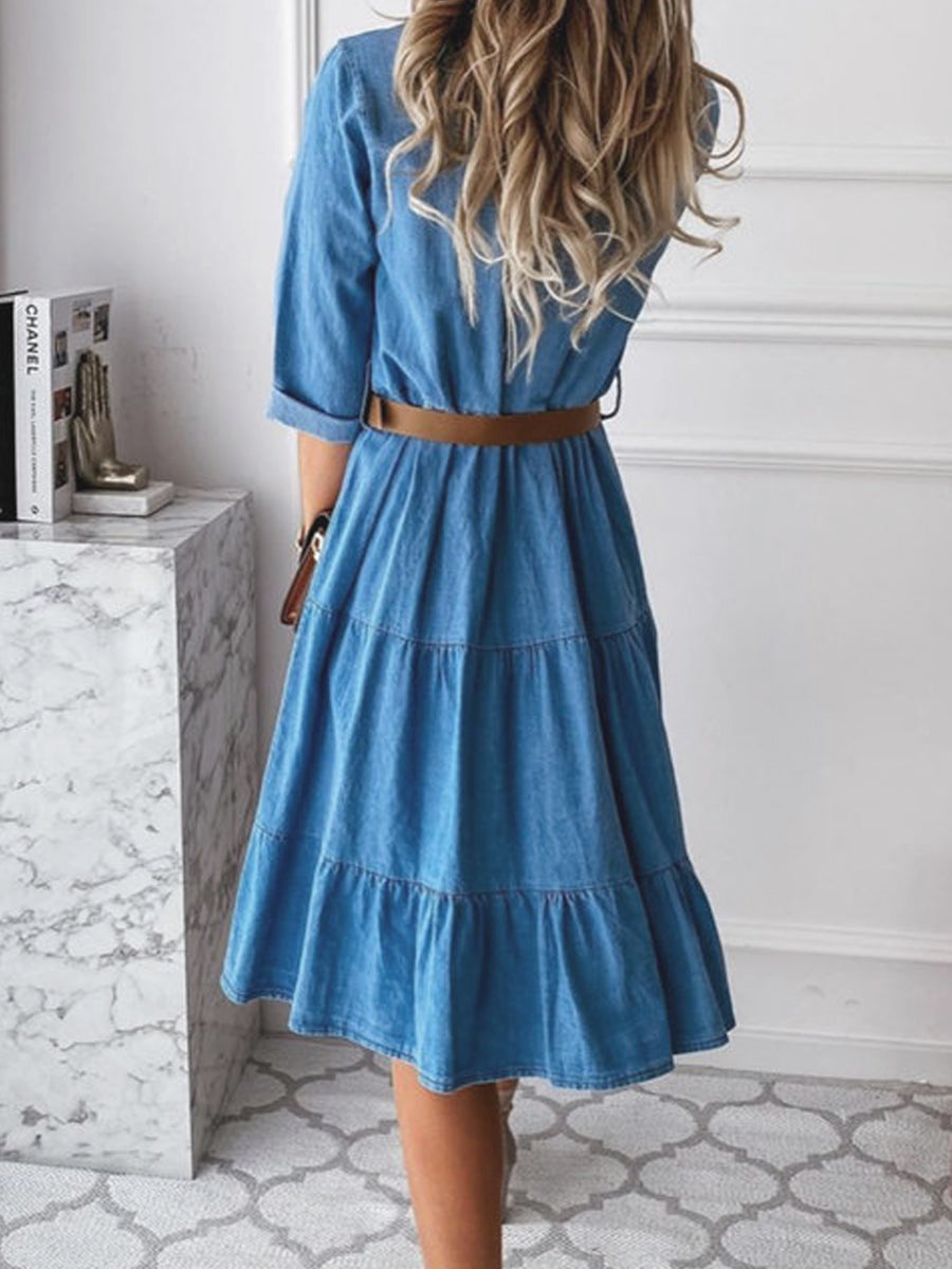 Zenzi - Abito in denim elegante e casual — 4