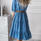Zenzi - Abito in denim elegante e casual — 4