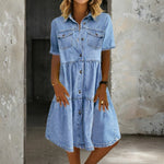 Wilma - Abito in denim elegante e casual — 1