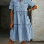 Wilma - Abito in denim elegante e casual — 2