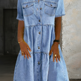 Wilma - Abito in denim elegante e casual — 3