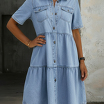 Wilma - Abito in denim elegante e casual — 4