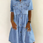 Wilma - Abito in denim elegante e casual — 5