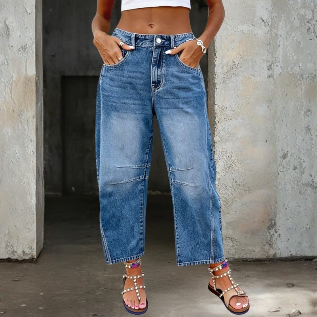 Valeska - Jeans casual a zampa d'elefante — 1