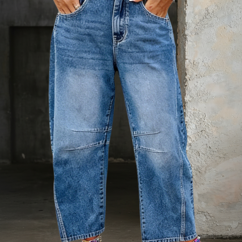 Valeska - Jeans casual a zampa d'elefante — 2