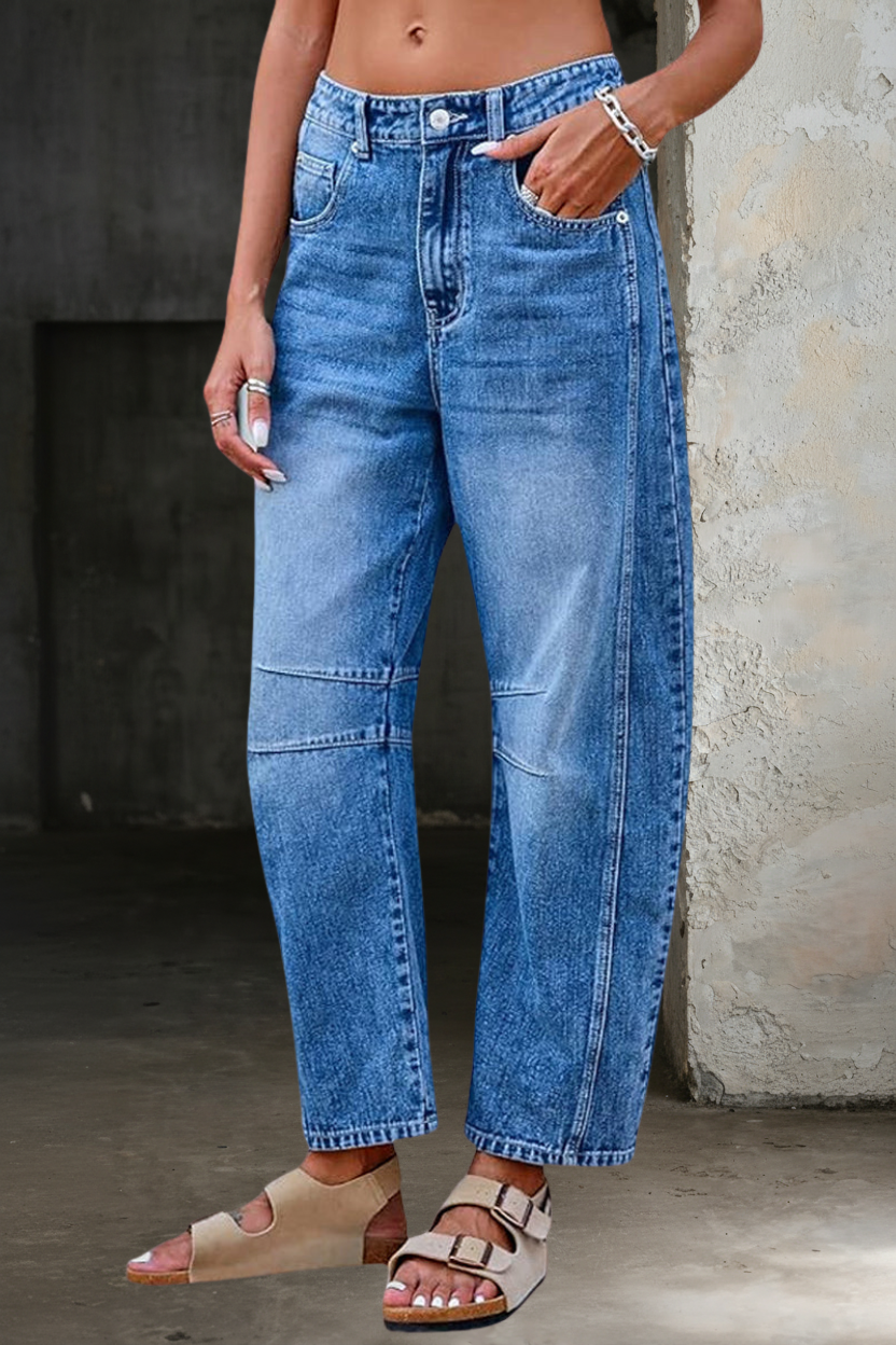 Valeska - Jeans casual a zampa d'elefante — 3