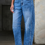 Valeska - Jeans casual a zampa d'elefante — 3