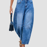 Valeska - Jeans casual a zampa d'elefante — 4
