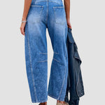 Valeska - Jeans casual a zampa d'elefante — 5