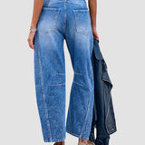 Valeska - Jeans casual a zampa d'elefante — 5