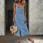 Ursula - Abito casual in denim a canotta — 1