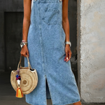 Ursula - Abito casual in denim a canotta — 2