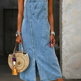 Ursula - Abito casual in denim a canotta — 2