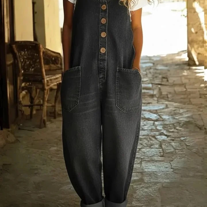 Sieglinde - Tuta in denim lavato vintage — 3