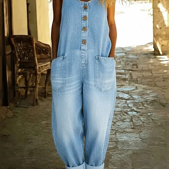 Sieglinde - Tuta in denim lavato vintage — 4