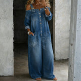 Selma - Combinazione di jeans con spalle scoperte — 1
